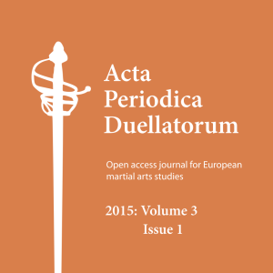 Acta Periodica Duellatorum - 2015: Volume 3 Issue 1